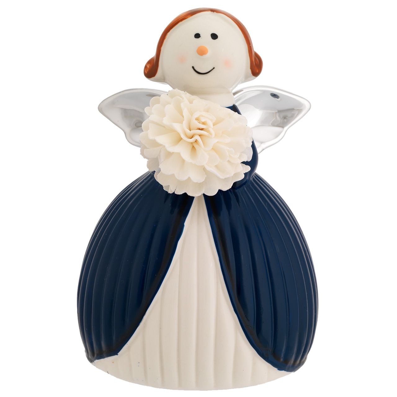 ANGELO NATALIZIO DIFFUSORE BLU VESTITO BIANCO G